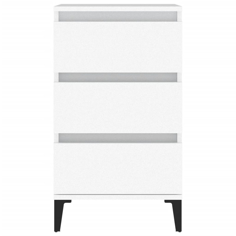 Bedside Cabinet 40 x 35 x 70 cm Engineered Wood, White