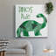 Toile tendue avec châssis Dinos