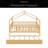 Wooden House Bed With Twin Size Trundle-1590981692