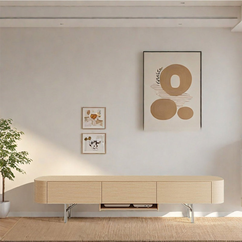 Meuble télé de style moderne et minimaliste, 70.87"