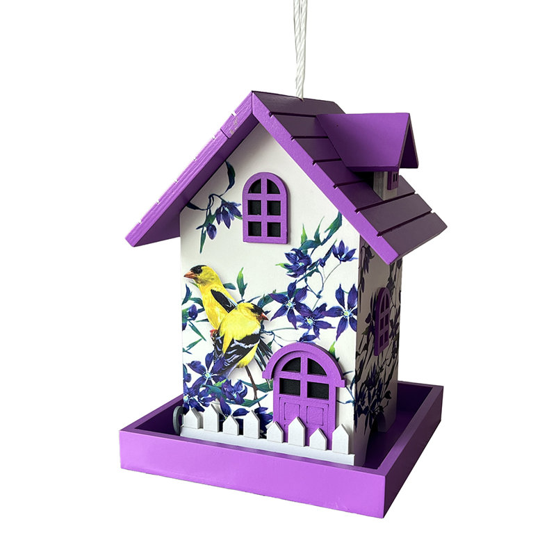 Mangeoire d'oiseaux Homestyle - chardonneret et clématite