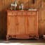 Banc de rangement pour chaussures en bois brun