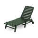 Nautical Chaise with Wheels