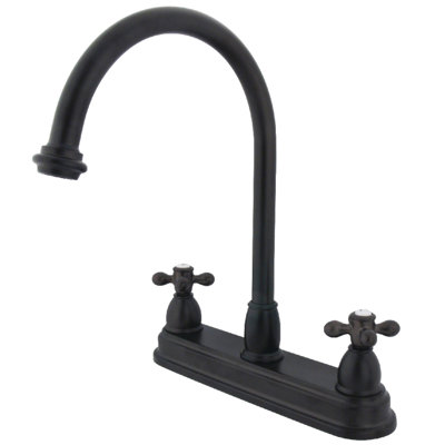Restoration Centerset Double Handle Kitchen Faucet