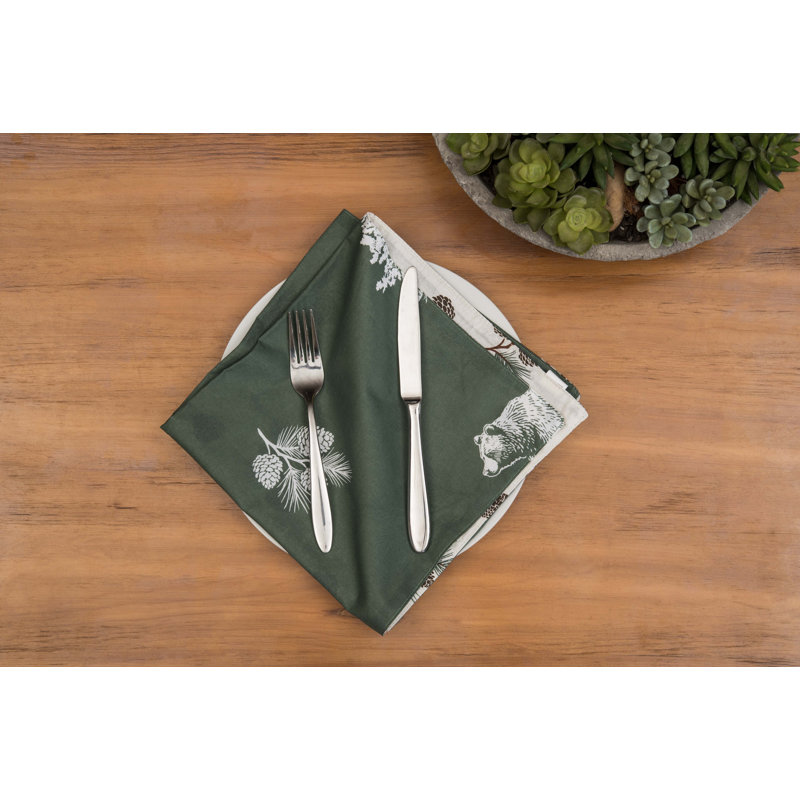Ensemble de 6 serviettes Fernwood Forest