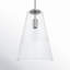 Luminaire suspendu conique à 1 lumière Evanne-60647206