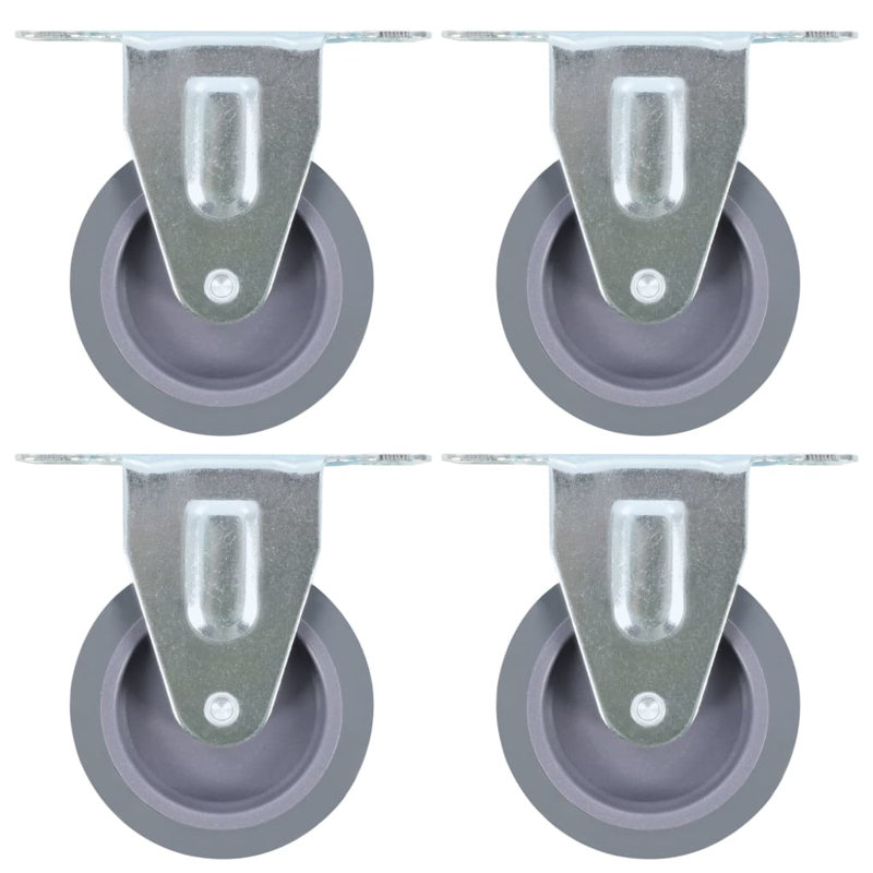 Jalbert 4 Piece Fixed Castor Set