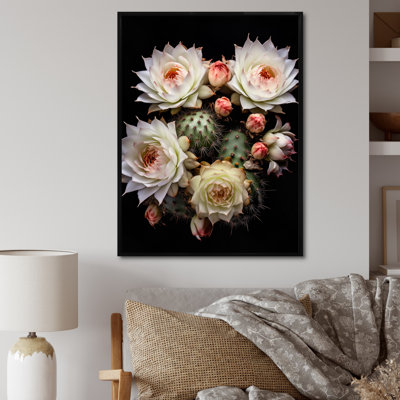 Torvi " White Coral Cactus Desert Gems Gymnocalycium I "