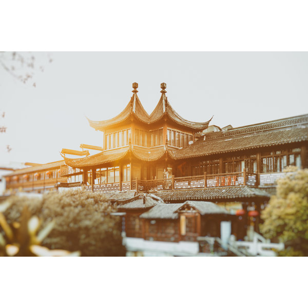 17 Stories Fuzimiao Temple by Fanjianhua - Wrapped Canvas Photograph ...