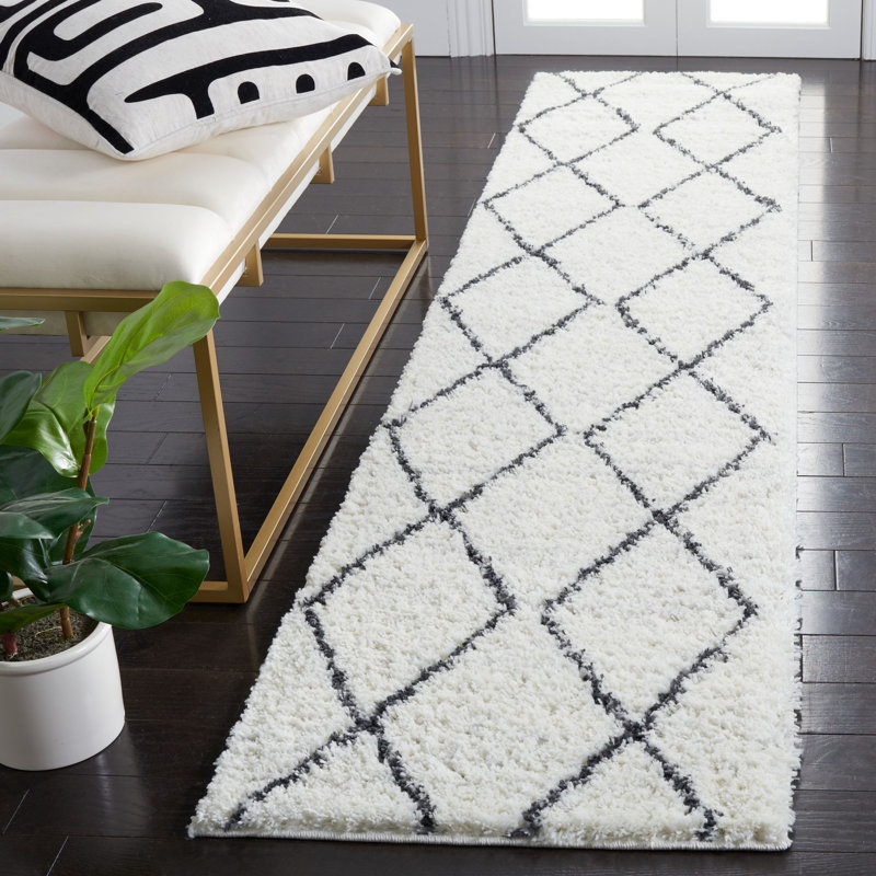 Tapis à poils longs Poulin, Tapis de couloir 2 pi 2 po x 9 pi