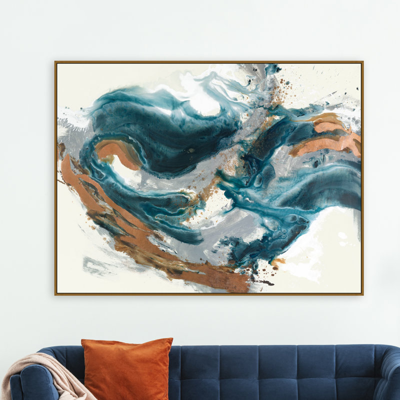 Silvery Wave III Painting by Samuel Kane