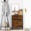 Armoire à chaussures industrielle avec 2 tiroirs rabattables, armoire de rangement pour chaussures autoportante pour 12 paires
