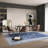 Vintage Floral Medallion Runner Rug - Machine Washable Waterproof Soft Faux Wool Non-Slip Low Pile Kid & Pet Friendly Décor (Black)-45612326