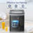 26 Lb. lb. Daily Production Bullet Ice Countertop Ice Maker,9 Bullet Ice Cubes Ready in 8 Mins-73707881