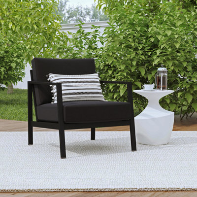 Armando Aluminum Outdoor Lounge Chair