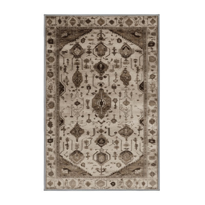 Tapis persan gris lavable à la machine