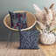 Coussin en suède Indian Dabu Flora-111762957-111762961