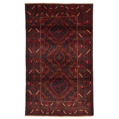 Teimani Red Rug 3'11" x 6'4"