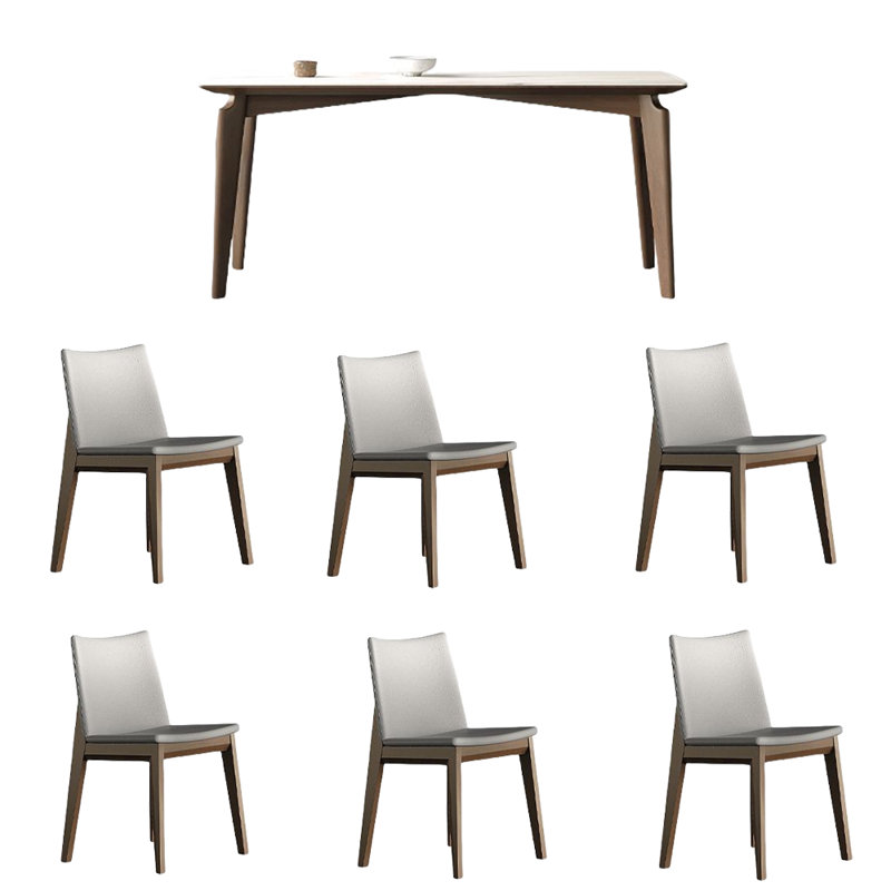 Ensembles de table de salle à manger modernes et simples, H 29,52 po x L 55,11 po x l 31,49 po