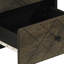 Aloka 40cm W Metal Bedside Table