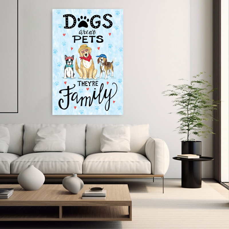 Art contemporain pour chien, H 60 po x l 40 po