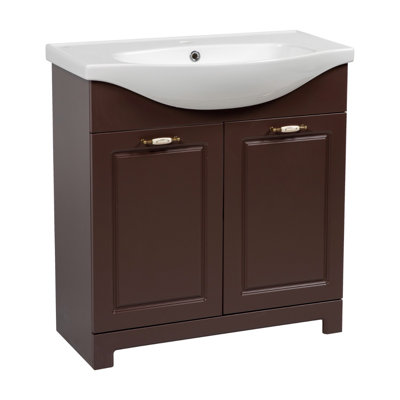 40'' Single Bathroom Vanity with Ceramic Top