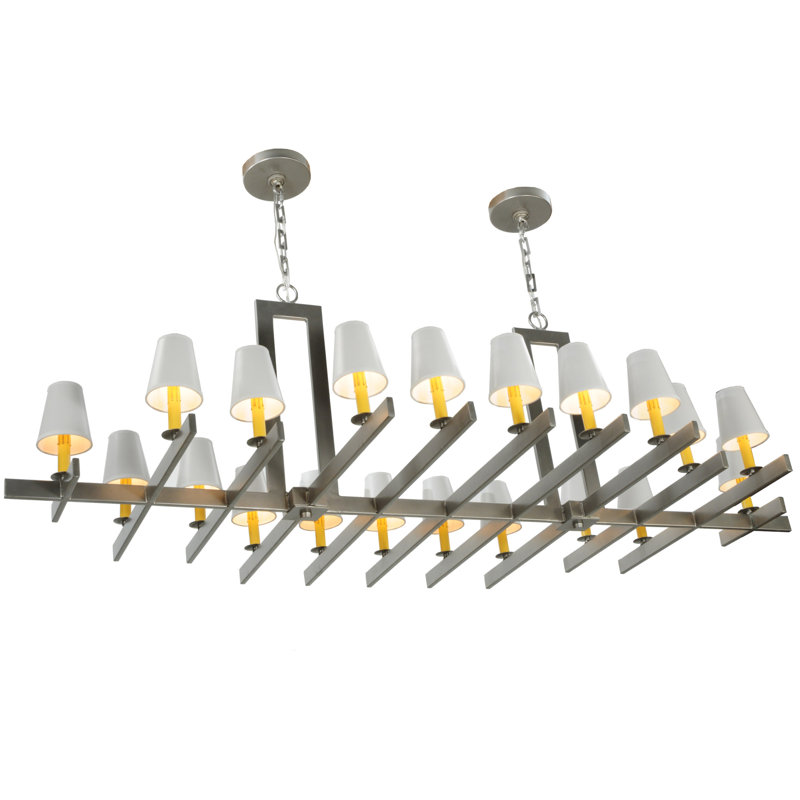 Clifden 20 - Light Dimmable Geometric Chandelier