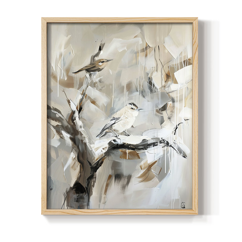 ANIMALS Series XLV III, reproduction encadrée - bois massif, H 15 po x l 12 po