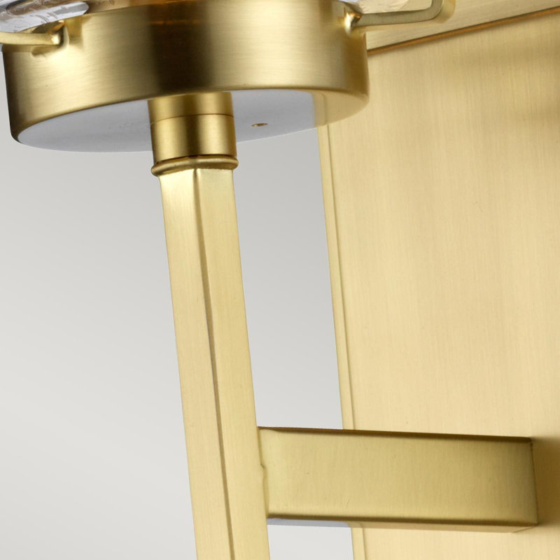Atef Steel Wallchiere, Polished Brass