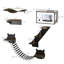 Centre d'activités pour chats polyvalent avec plusieurs plateformes, une cachette confortable et une construction robuste pour le plaisir et la détente félins.