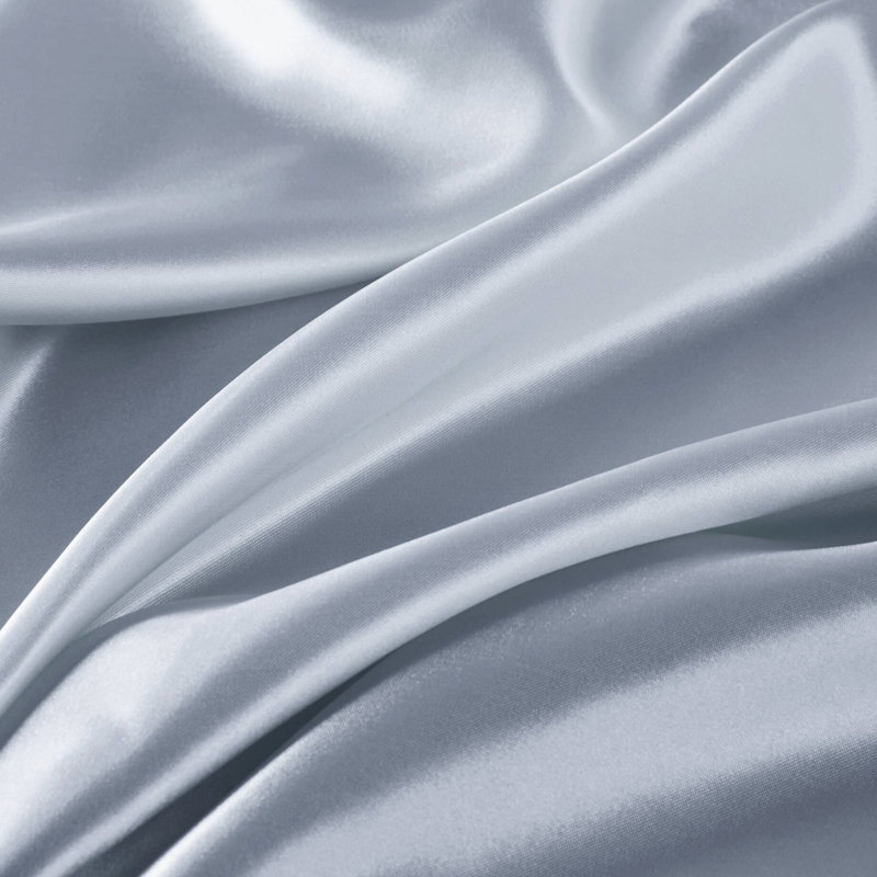 Drap-housse 6 pièces en satin pour grand lit Queen Blue Luxury