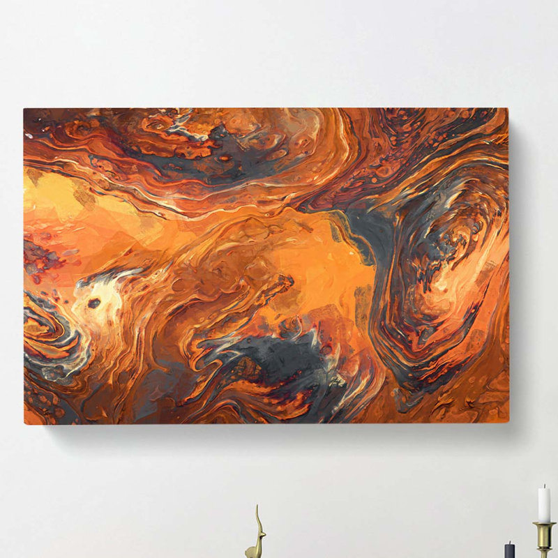 Breaking Down in Abstract - Wrapped Canvas, 60cm H x 91cm W x 3cm D