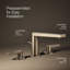 Composed Widespread Bathroom Faucet with Drain Assembly-1566908905