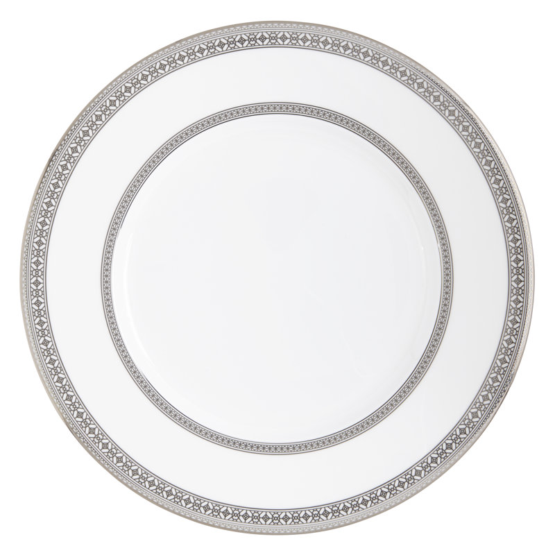 Platinum Leaves Bone China Charger