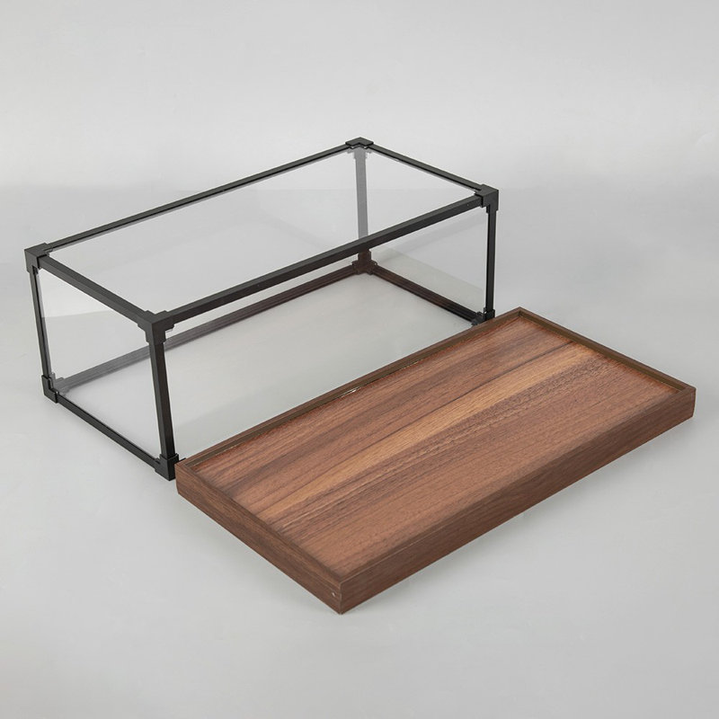 Vitrine de modèle de voiture en acrylique grande boîte en plastique transparent anti-poussière 15,75 x 5,91 po
