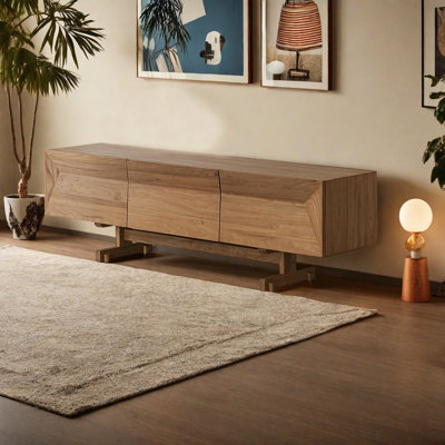 Japanese style retro living room TV stand