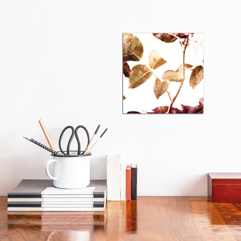 Fall Universal Leaves II by Milli Villa - Wrapped Canvas Gallery-Wrapped Canvas Giclée, 30.48 cm H x 30.48 cm W