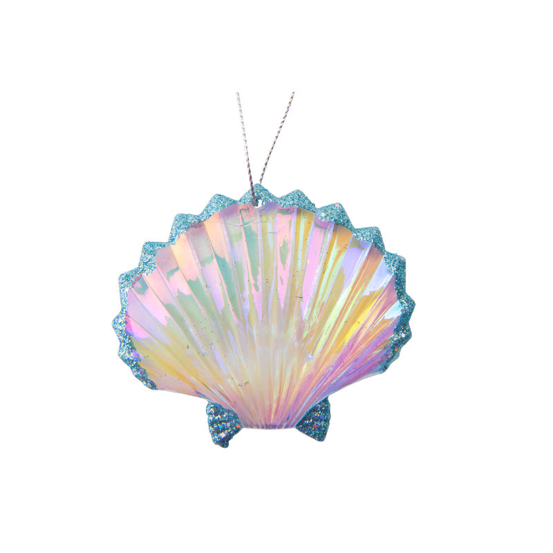 Coquillage décoratif irisé - Paquet de 12