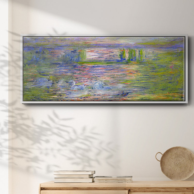 Charing Cross Bridge- Framed Canvas, 24" H x 60" W