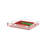 Xmas Tree Plaid Acrylic Square Decorative Tray-122238854