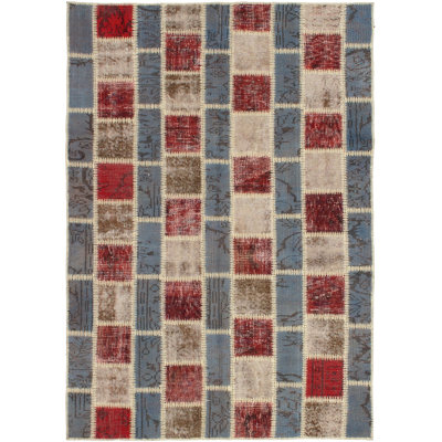 Almada One-of-a-Kind 4'7" X 6'10" 2010s Wool Area Rug in