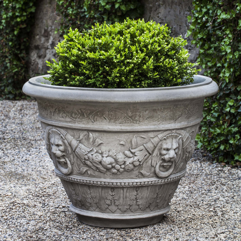 Rosecliff Handmade Planter, Alpine Stone