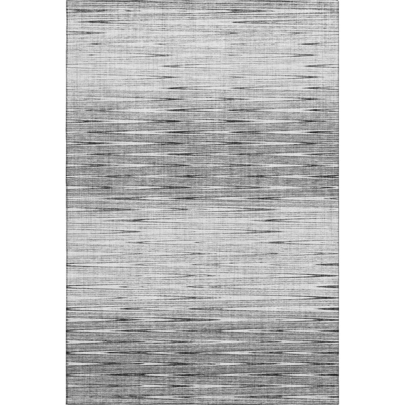 Premium Machine Washable Prisco Gray Rug, Rectangle 2'6" x 3'10"