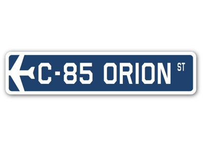 Plaque de rue Banuelos C-85 Orion Air Force