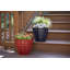 Jardinière ronde Beehive avec soucoupe attachée