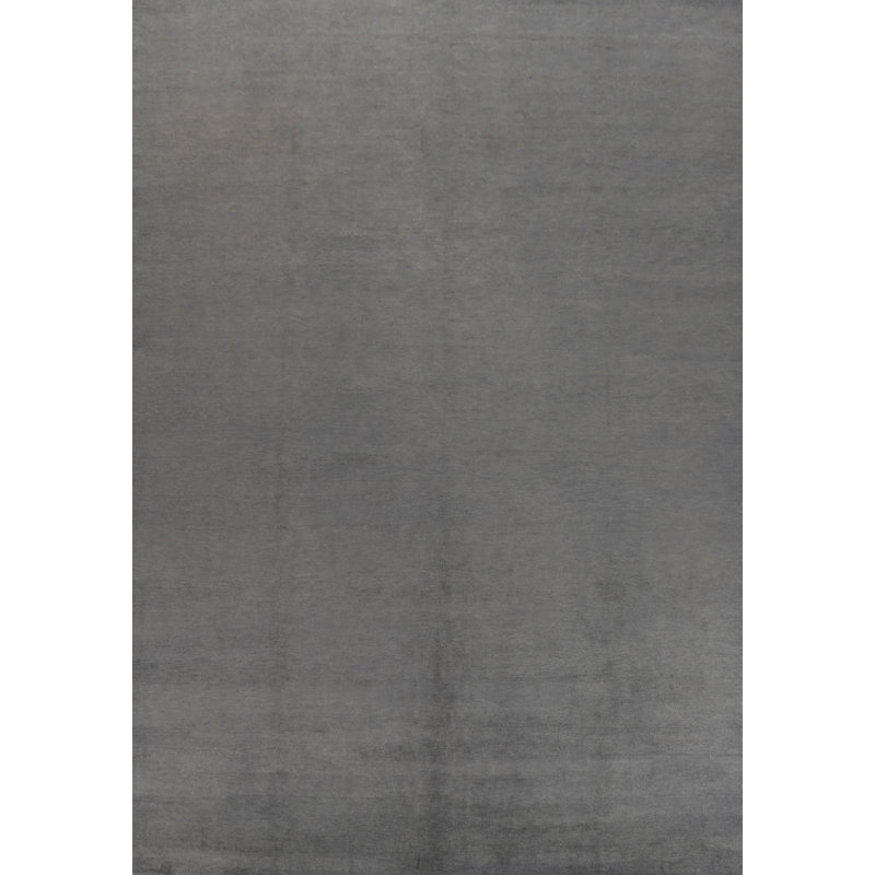 Tapis contemporain gris Gabbeh 10x13