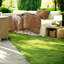 Ensembles de literie luxueux en microfibre brune, grand, avec motif froncé romantique