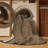 Machine Washable Art Deco Brown Area Rug-1331857132