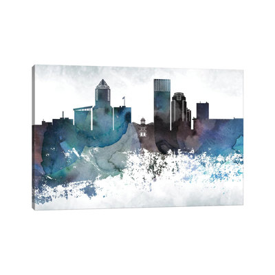 " Oklahoma Bluish Skylines " Graphic Art