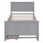 Lit plateforme simple avec lit gigogne et tiroirs-1254044319